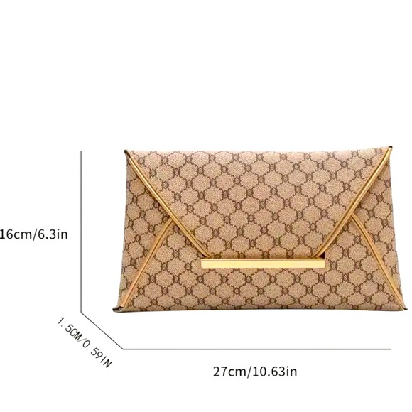 NWT Classic Elegant Envelope Clutch Wallet - Picture 3 of 8